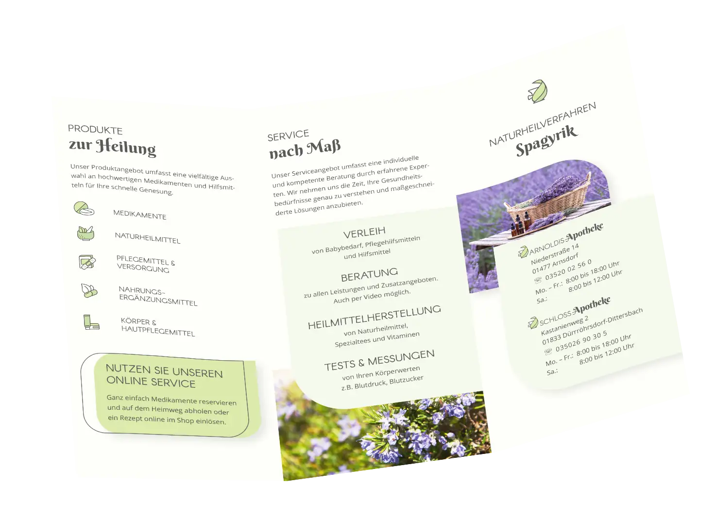 Faltblatt made by Feuerpanda Werbeagentur Dresden