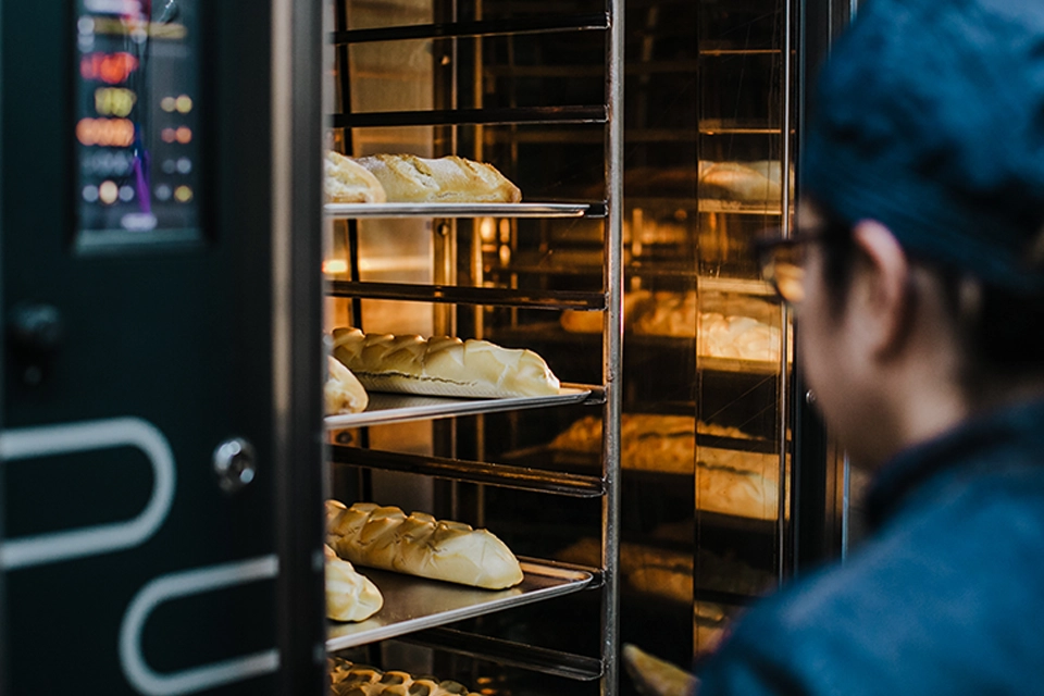 Moderne Technik in der Bäckerei