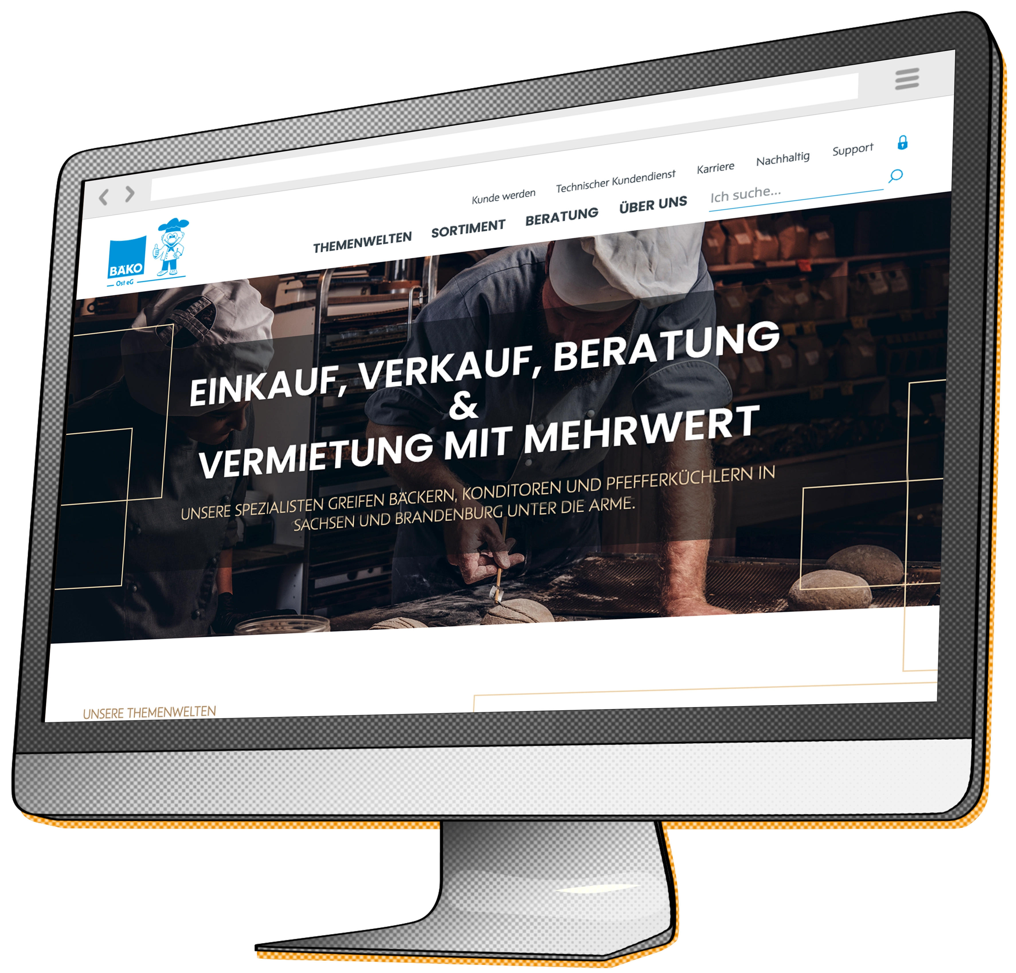 neue Website für Bäko Ost made by Feuerpanda Werbeagentur Dresden