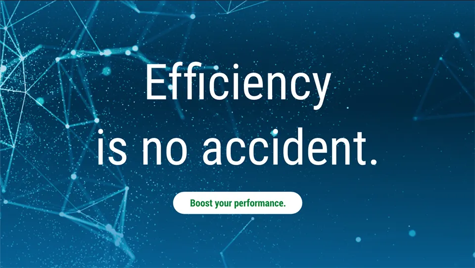 Efficiency is no accident