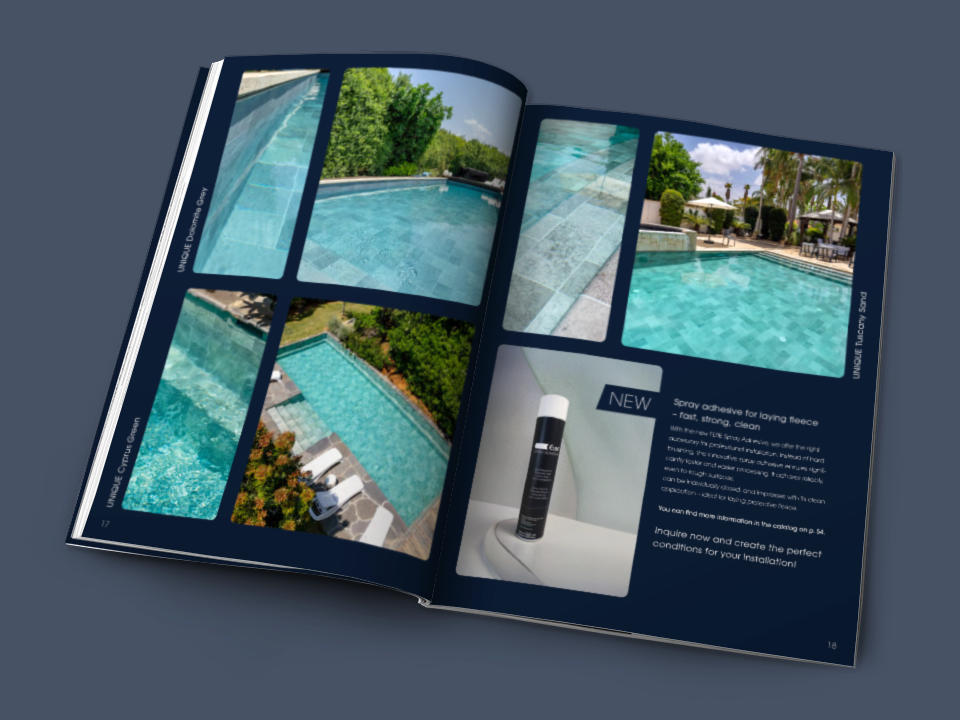 Gestaltung Innenseite Katalog