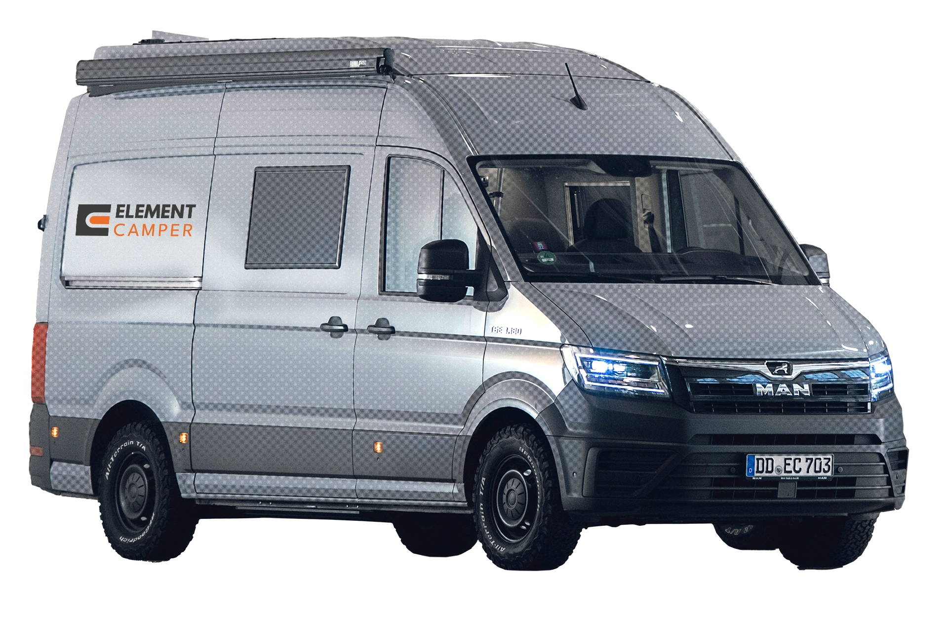 Logoredesign von Element Camper made by Feuerpanda Werbeagentur Dresden