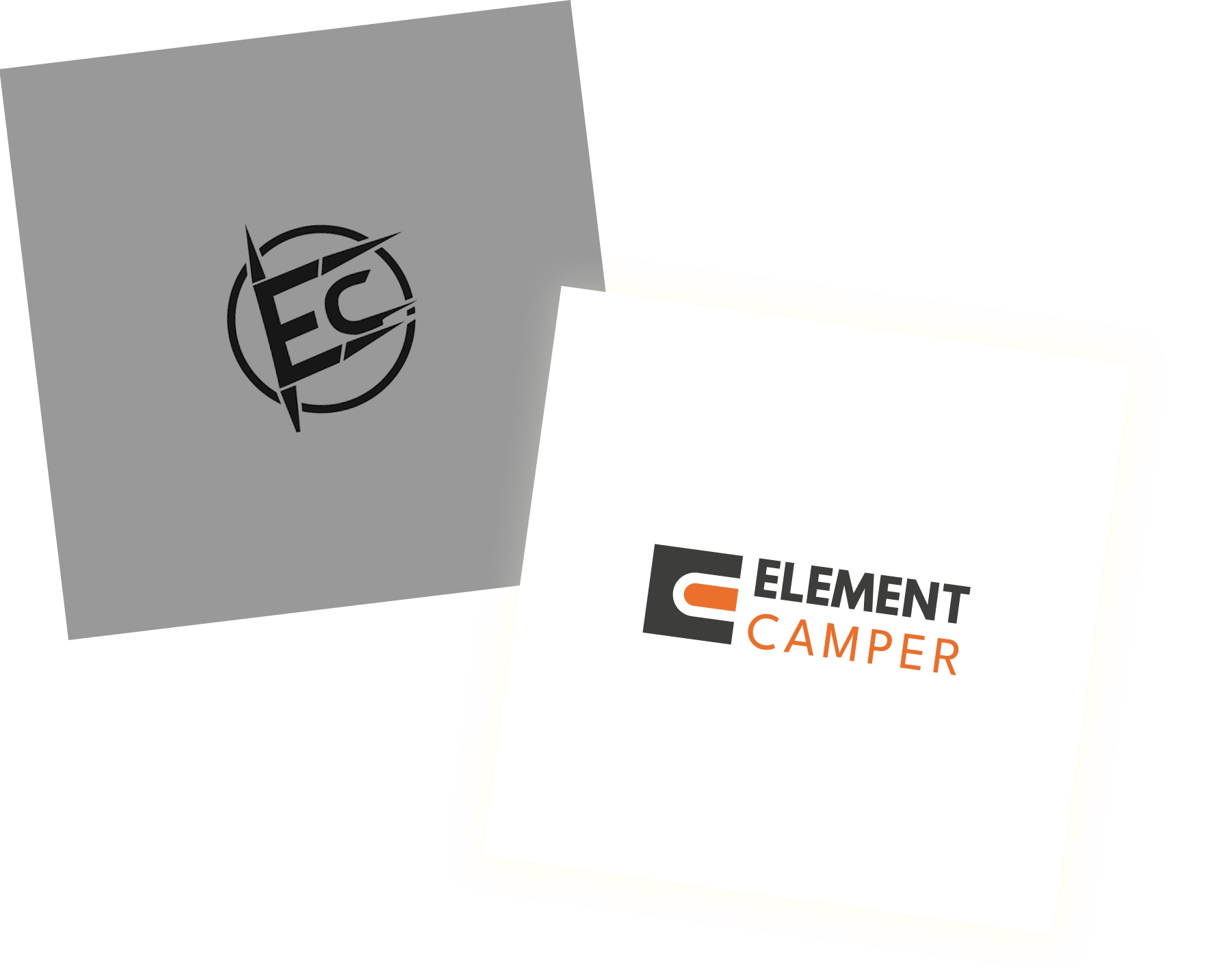 Logoredesign von Element Camper made by Feuerpanda Werbeagentur Dresden