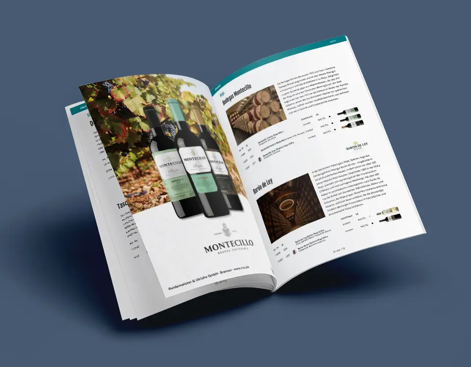 Innenteil Weinkatalog