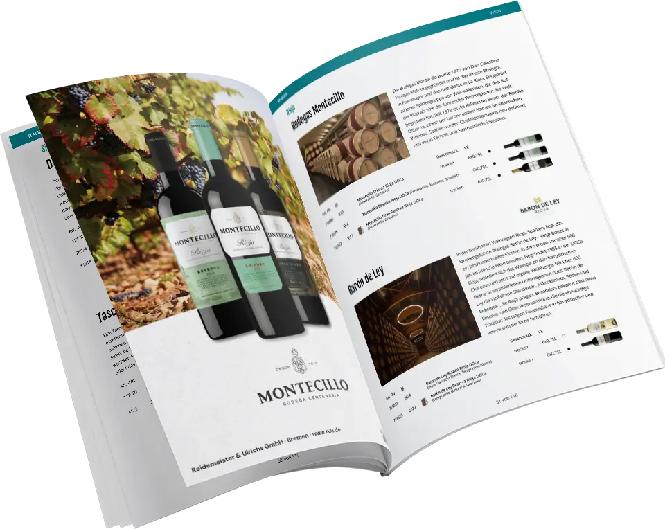 Innenteil Weinkatalog