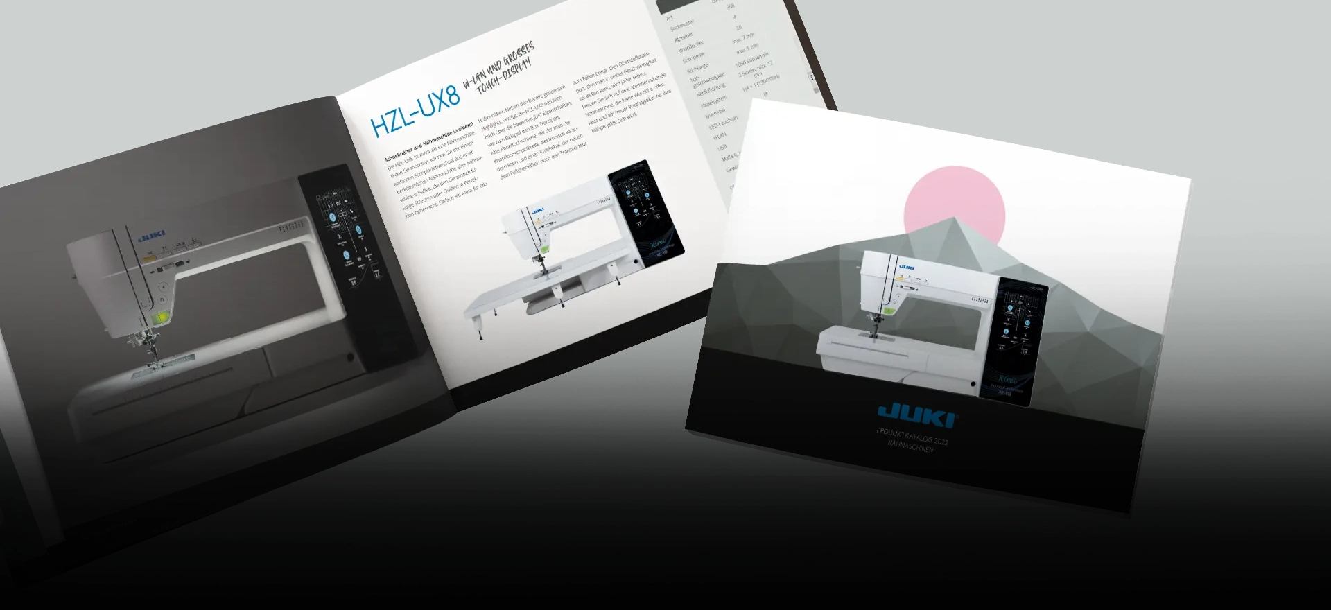 Produktkatalog JUKI Nähmaschinen