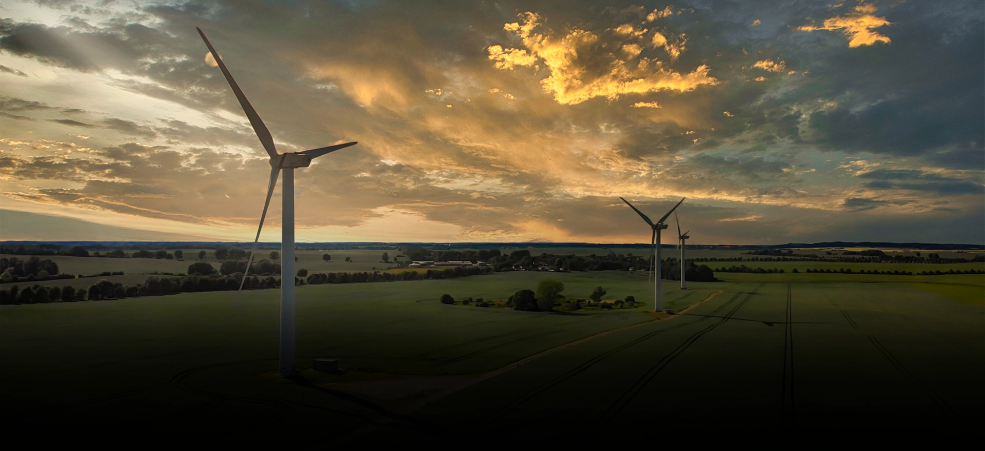 Windräder in der Lausitz