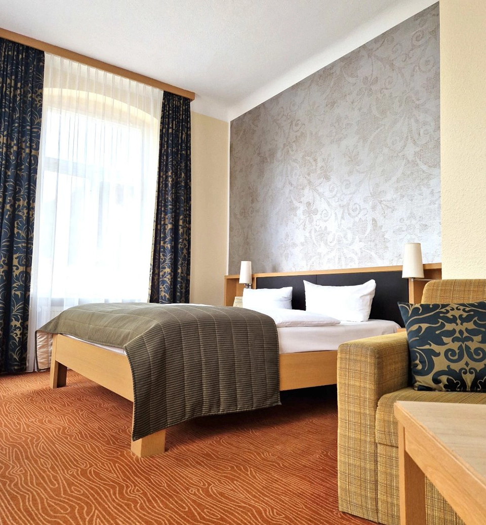 Gemütliches Doppelzimmer im Hotel Lindenhof