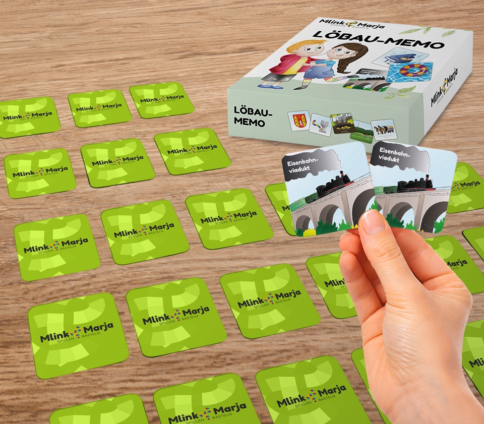 Memo-Spiel im Design von Mlink & Marja