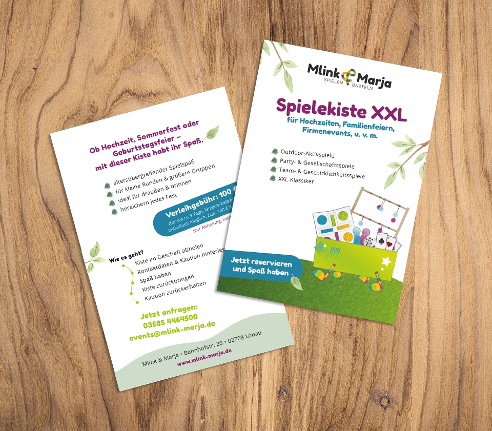 Verleih von XXL-Spielen