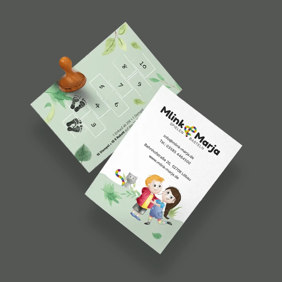 Gutscheinkarte von Mlink & Marja