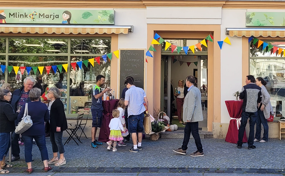Veranstaltung im Spielzeugladen Mlink & Marja