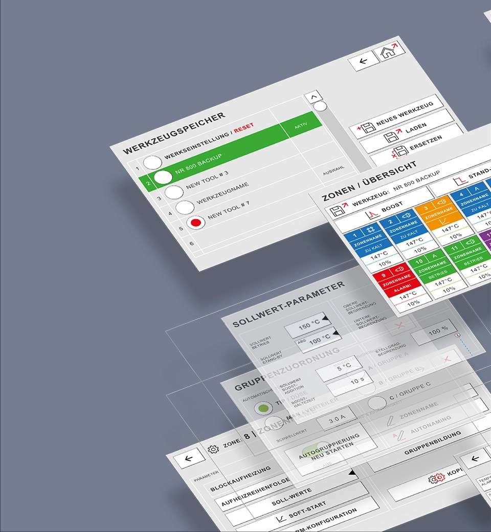 Entwickelts UI/UX Design für Nolden Regelsysteme