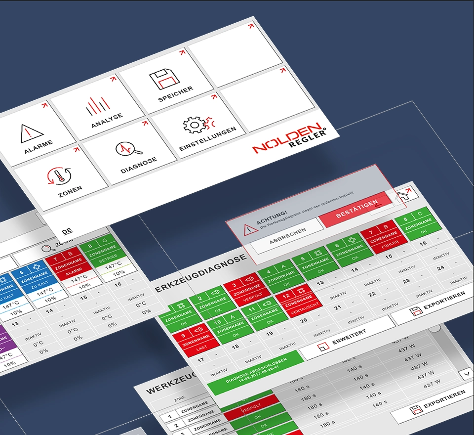Entwickelts UI/UX Design für Nolden Regelsysteme