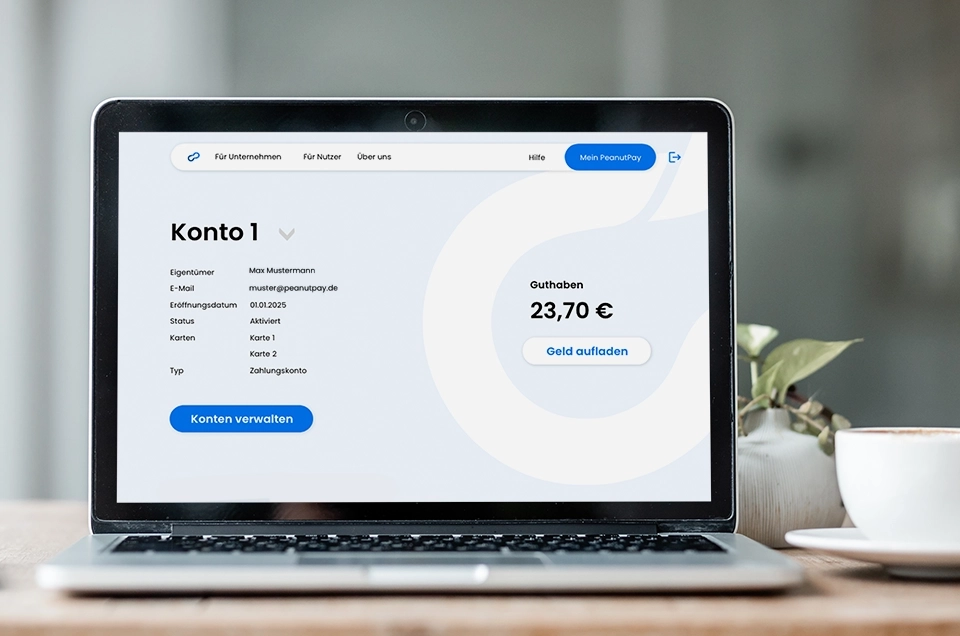 Kontoübersicht der Endkunden