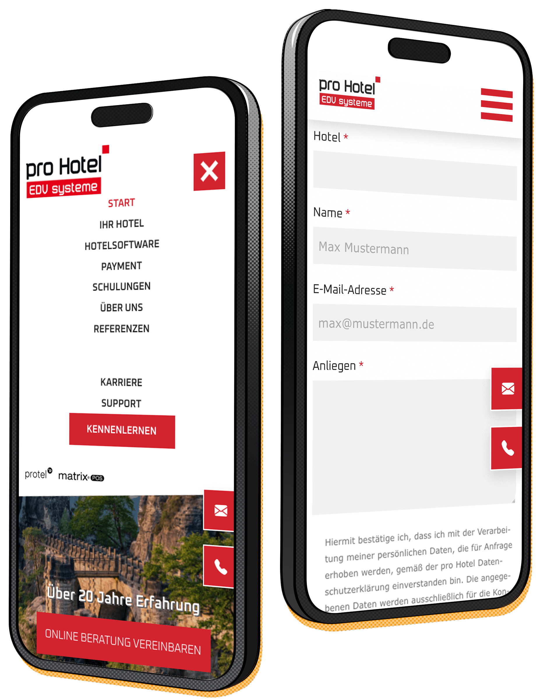 neue pro Hotel Website optimiert für mobil made by Feuerpanda Werbeagentur Dresden