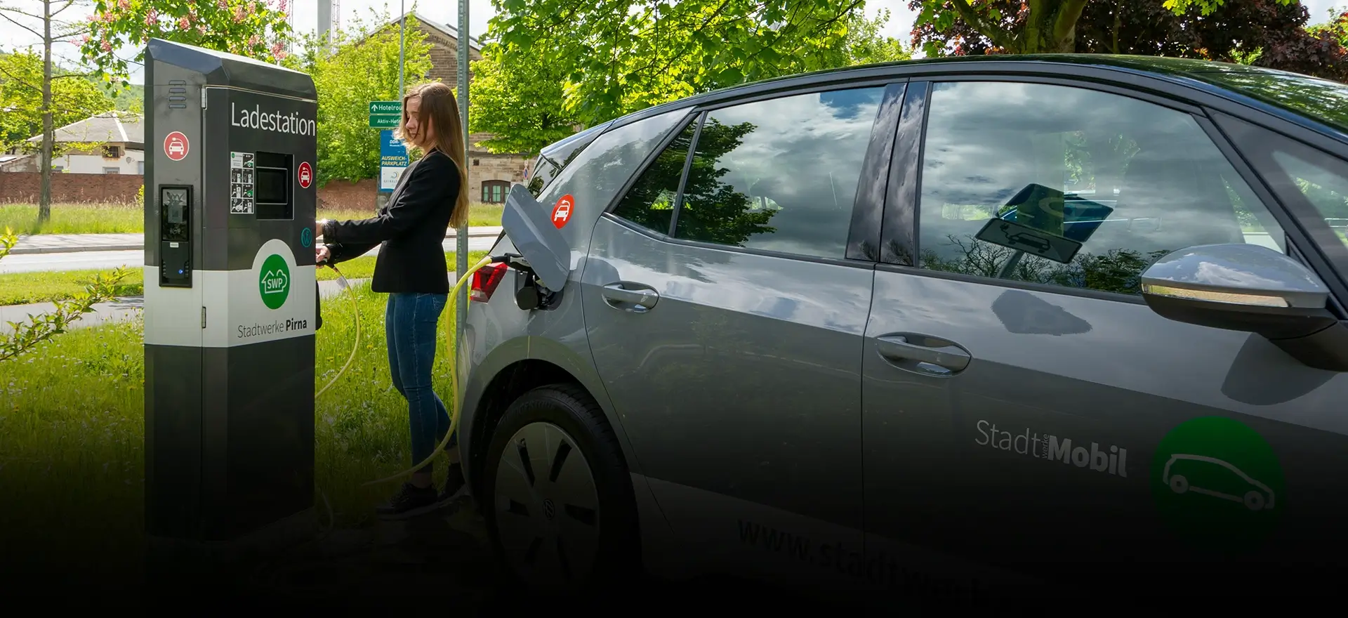 Auto mit zugehöriger Karte einfach und unkompliziert Aufladen